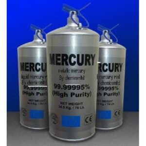 Buy Silver Liquid Mercury online – 99.99% pure certified elemental mercury