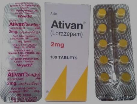 Buy Lorazepam 2mg Ativan online – prescription anxiety relief tablets